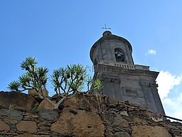 山,教會,墻