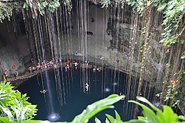cenote,墨西哥,好