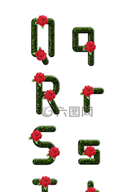 信,字母表,字體