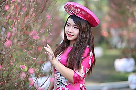 樱花,女孩,模型