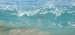 海洋,波,海灘
