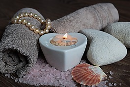 spa,蜡烛,放松