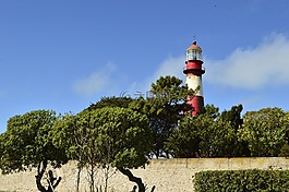 灯塔,海滩,景观