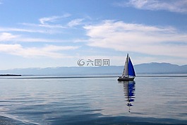 日內(nèi)瓦湖,湖,帆