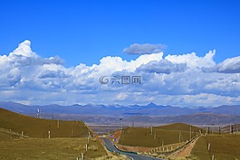 青海,風(fēng)景,藍(lán)天