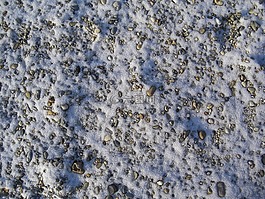 雪,石头,地面