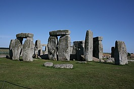 巨石陣,英格蘭,藍(lán)色的天空