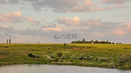 字段,湖,景觀(guān)