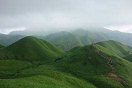 武功山,云雾,缭绕