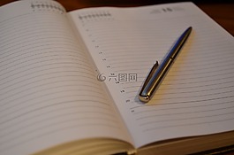 日記,鋼筆,筆記本