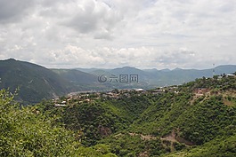 景观,tlapa de comonfort,小山