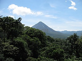 財神,哥斯達黎加,火山