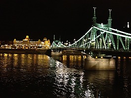 橋,河,夜