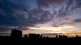 云,天空,晚风