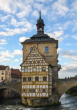 班貝格,大會堂,fachwerkhaus