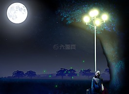 月光,月亮,現(xiàn)場