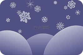 雪花,雪,冬天