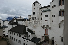 城堡,塔,老