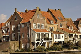 enkhuizen,老,房子