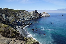 海岸,巖,海