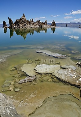 美国,monolake,kalktuffstein