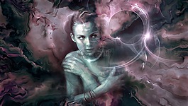 幻想,女性,童話