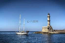 船,游艇,海