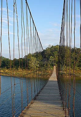 橋,泰國,水