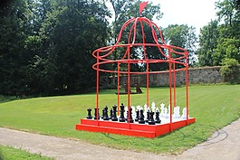 象棋,花園,展館