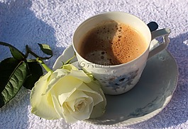 咖啡杯,杯,咖啡