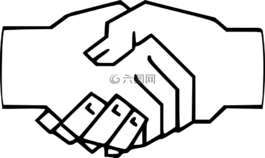 握手,手指,朋友