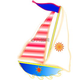 帆,帆艇,多彩