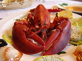龍蝦,吃,美食