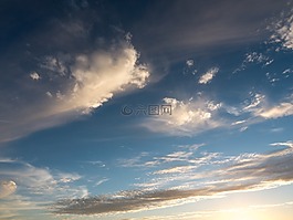 云,天空,藍色