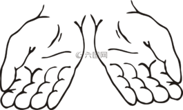 手,帮助,给
