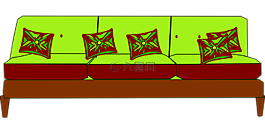 沙發(fā),坐墊,家具