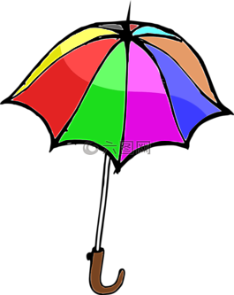 傘,封面,雨