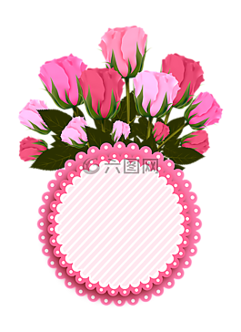 鮮花,玫瑰,粉色
