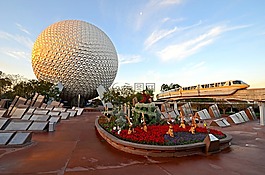 迪斯尼,epcot,夏天