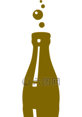 瓶,蘇打水,焦