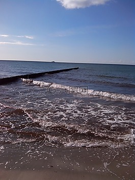 海,波羅的海,海灘