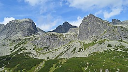 塔特拉,vysoké 塔特拉,山