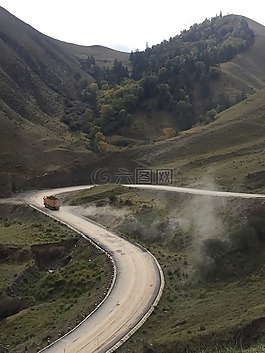 盤山公路,青海,風(fēng)景