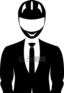 電單車,黑色的,白