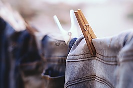 模糊,衣服,clothespins
