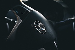 車,現代,方向盤