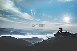 景觀,山脈,山