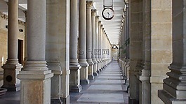 karlovy vary,磨石柱廊,门廊