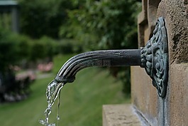 噴泉,水龍頭,水