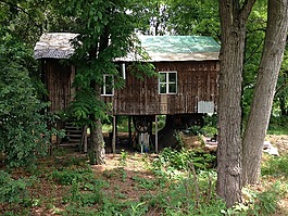 小木屋,車輪,波河